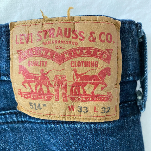 REFRESHED - Levi"s Hand Ombre Bleached Denim Jeans Size 33 x 32 - Picture 3 of 4